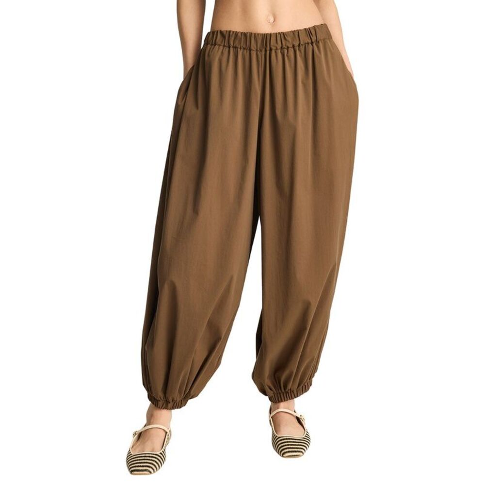 Kenneth Cole Womens  Pull-On Bubble Leg Pant, Brown